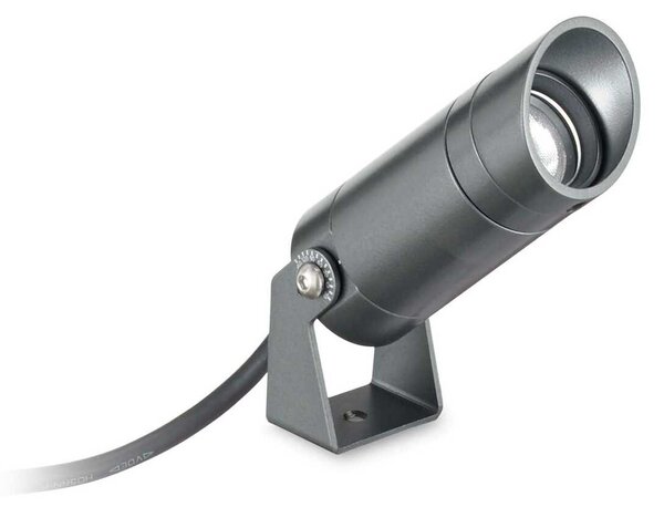 LED Venkovní reflektor Ideal Lux Starlight PT 05.5W 3000K 248394 5,5W 500lm 3000K IP68 4cm šedý