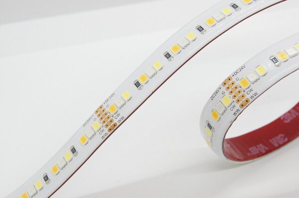 Voděodolný PROFI LED pásek RGB+CCT 34W/m, 24V, IP65, 216LED/m, CRI>95, 12mm