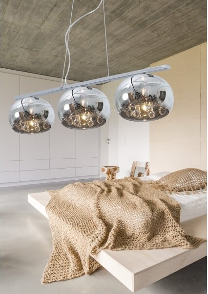 LUXERA 46039 - Závěsný lustr SPHERA 3xG9/33W/230V