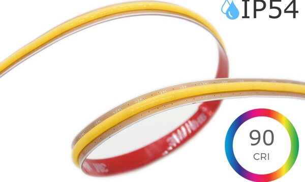 Voděodolný LED pásek FREECUT COB 10W/m, 24V, IP54, 528LED/m, CRI>90, 8mm Barva světla: Neutrální bílá, 4000K