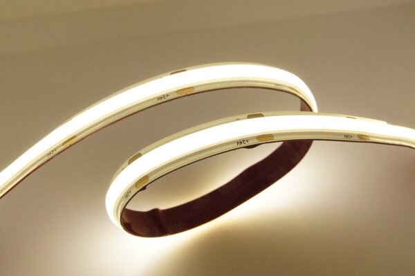 LED pásek LONG-15 COB 10W/m, 24V, IP20, 504LED/m, CRI90 Barva světla: Teplá bílá, 2700K