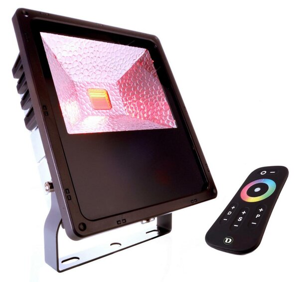 Deko-Light podlahové a nástěnné a stropní svítidlo Flood RF II -60 RGB 100-240V AC/50-60Hz 62,00 W 2100 lm 200 mm antracit 732076