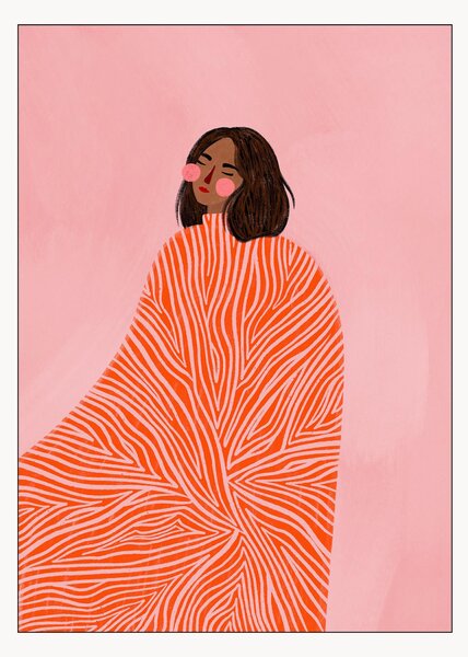 Plakát The Woman With the Swirls