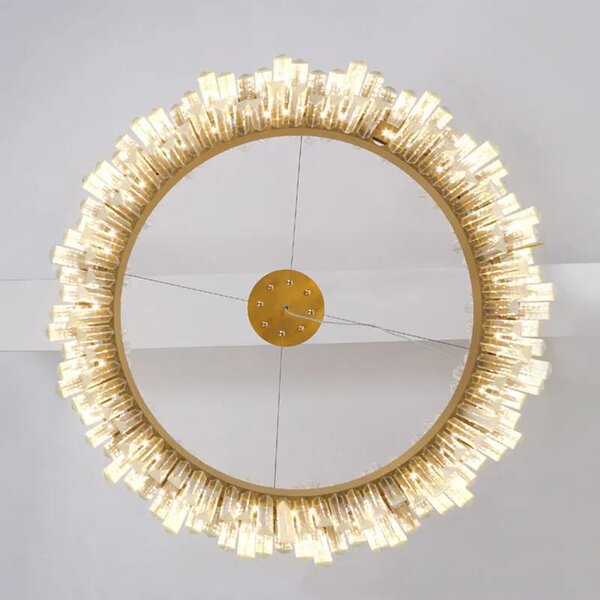 Křišťálový lustr Crystal Ø 80cm