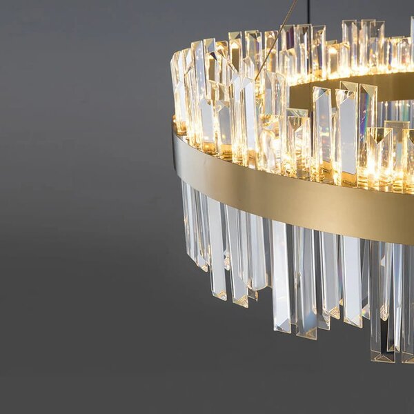 Křišťálový lustr Crystal Ø 80cm