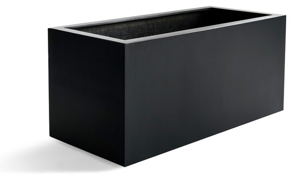 Argento Box, květináč Barva květináče: Černá, Rozměry: 60x20x20 cm
