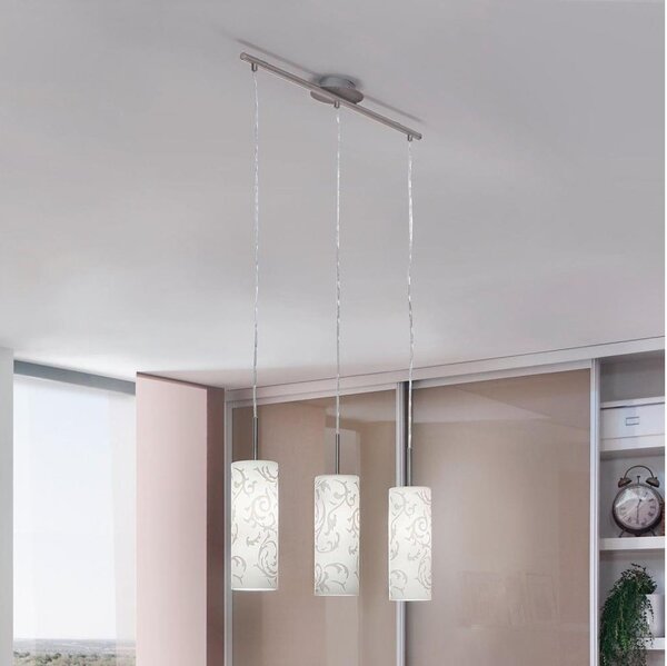 EGLO 90048 - Lustr závěsný AMADORA 3xE27/60W/230V