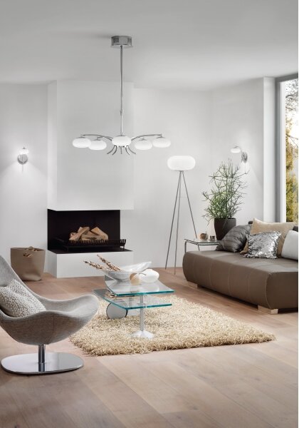 EGLO 86817 - Stojací lampa OPTICA 2xE27/60W