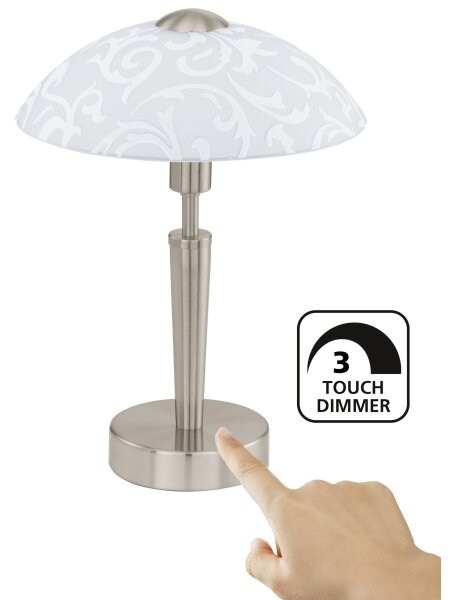 EGLO 91238 - Stmívatelná stolní lampa SOLO 1 1xE14/60W/230V