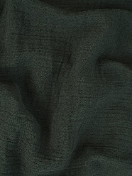 MK Lůžkoviny Mušelínové povlečení - Alexia tmavě zelená 140 × 200 cm, 70 x 90 cm
