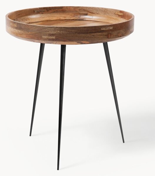Malý kulatý odkládací stolek z mangového dřeva Bowl
