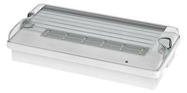 NBB FLAT 12LED Em3h DP/TP IP65 clear + piktogram 910121100