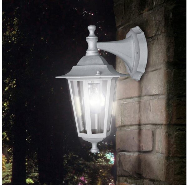 EGLO 22462 - Venkovní nástěnné svítidlo LATERNA 5 1xE27/60W/230V IP44 bílá