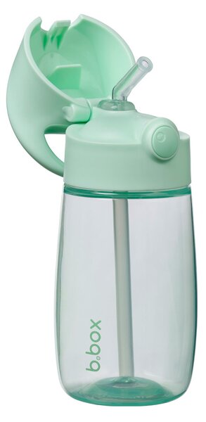 Láhev na pití s brčkem Junior, 380ml, b.box, spearmint