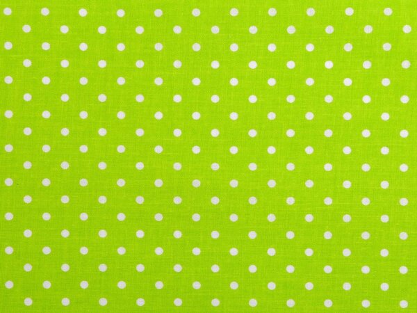 Bavlněná látka puntík METRÁŽ šíře 160 cm - 5 (24) zelená sv