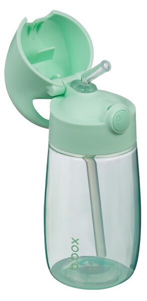 Láhev na pití s brčkem Junior, 380ml, b.box, spearmint