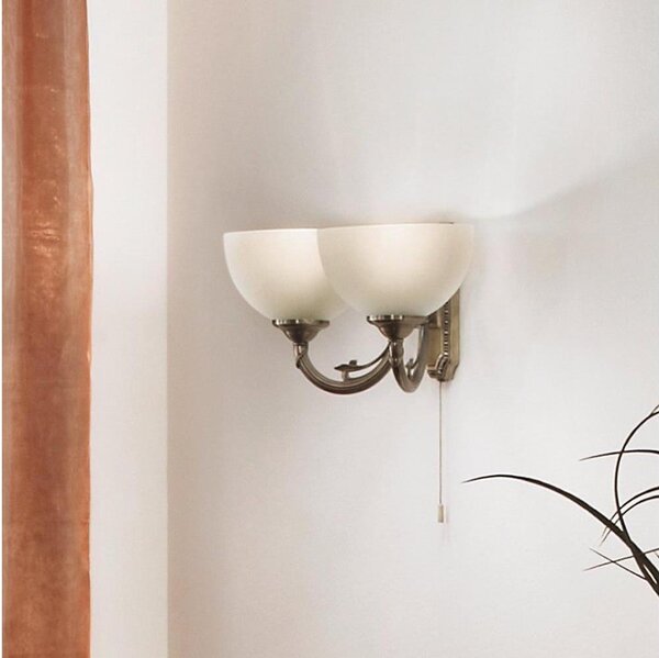 EGLO 82752 - Nástěnné svítidlo SAVOY 2xE14/40W/230V