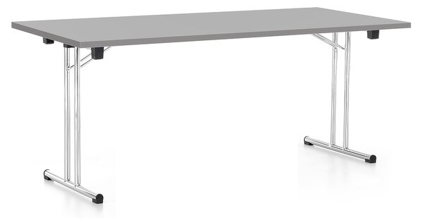 Skládací stůl 180 x 80 cm, světle šedá