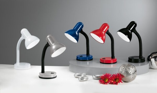 EGLO 9229 - Stolní lampa BASIC 1xE27/40W bílá