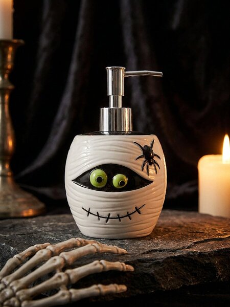 Sinsay - Dávkovač na mýdlo s halloweenským motivem - bílá
