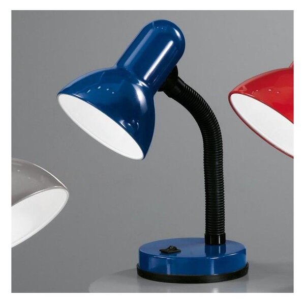EGLO 9232 - Stolní lampa BASIC 1xE27/40W modrá
