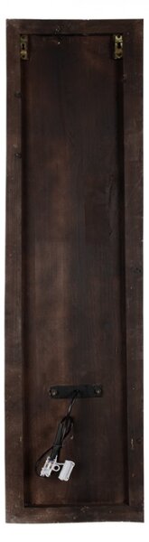Béžové nástěnné světlo na dřevěném okrasném držáku – 31x19x120 cm