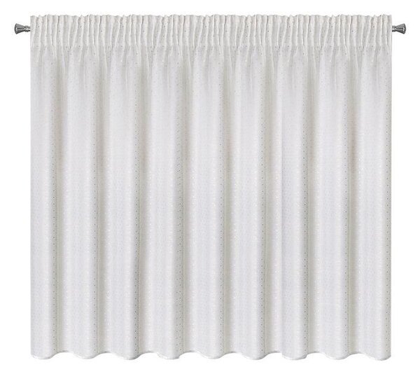 Bílá záclona na pásce SIBEL 300x150 cm