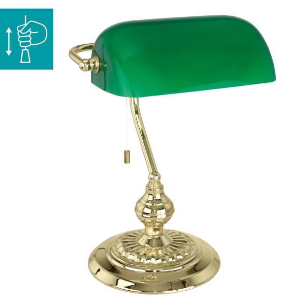 Eglo 90967 - BANKER Stolní lampa E27/60W/230V