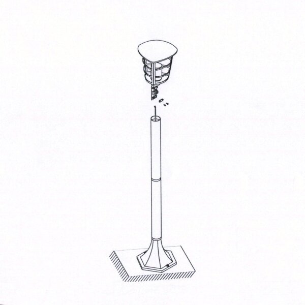 Eglo 93408 - LED Venkovní lampa ALORIA E27/8,5W/230V IP44