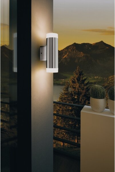 Eglo 92736 - Venkovní nástěnné svítidlo RIGA-LED GU10/2,5W/230V IP44