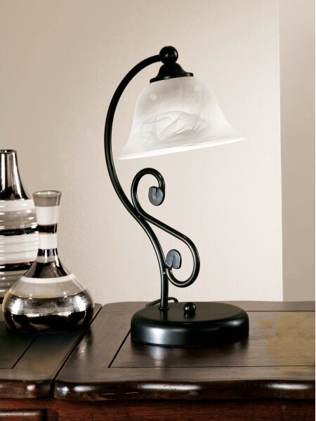 Eglo 91007 - Stolní lampa MURCIA E14/40W/230V