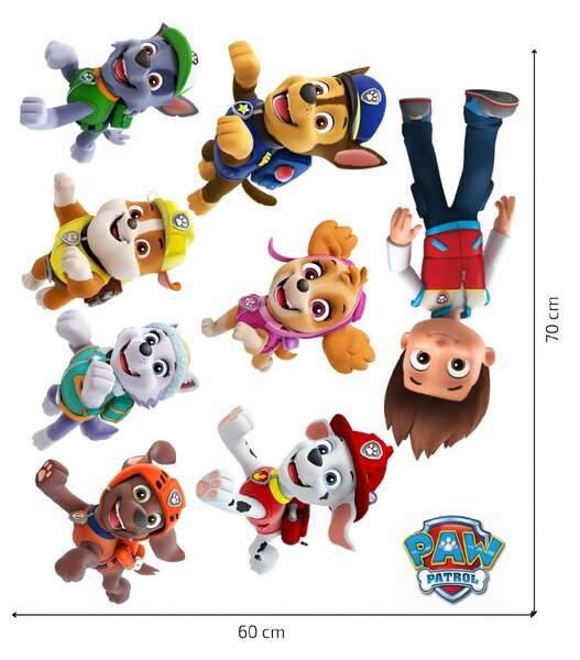 Samolepka na zeď "PAW Patrol 5"
