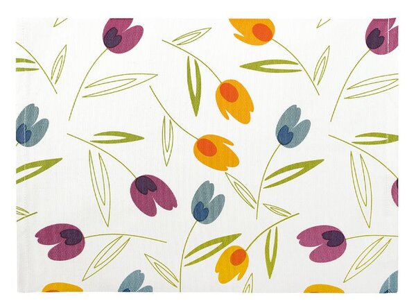 Prostírání MURI tulipány smetanovopestrá prostírání cca 30 x 45 cm