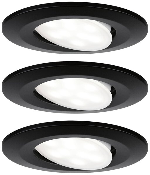 Paulmann 99991 LED vestavné svítidlo, LED, pevně vestavěné LED, 18 W, černá (matná)