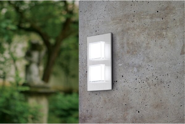 Eglo 93365 - LED Venkovní nástěnné svítidlo PIAS 2xLED/2,5W/230V IP44
