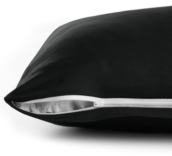 Povlaky na polštáře DecoKing Amber černé, velikost 40x145*2