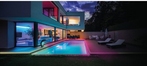 Venkovní LED RGB pásek NEON DIGITAL FLEX 5M IP44 23 W