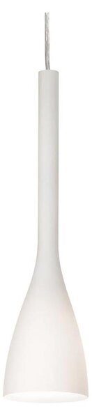 Ideal Lux - Lustr na lanku FLUT 1xE14/40W/230V pr. 10,5 cm bílá