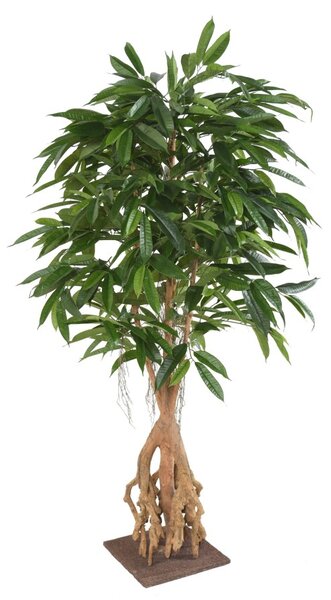 Umělý strom Ficus longifolia s kořeny deluxe, 180cm