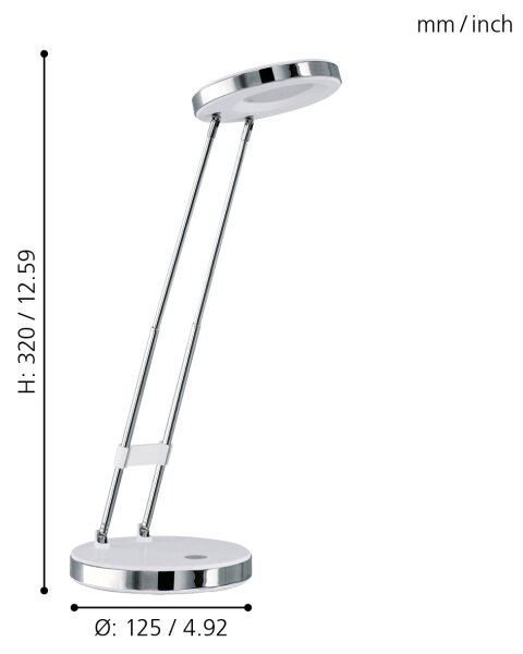 Eglo 93077 - LED stolní lampa GEXO LED/3W/230V