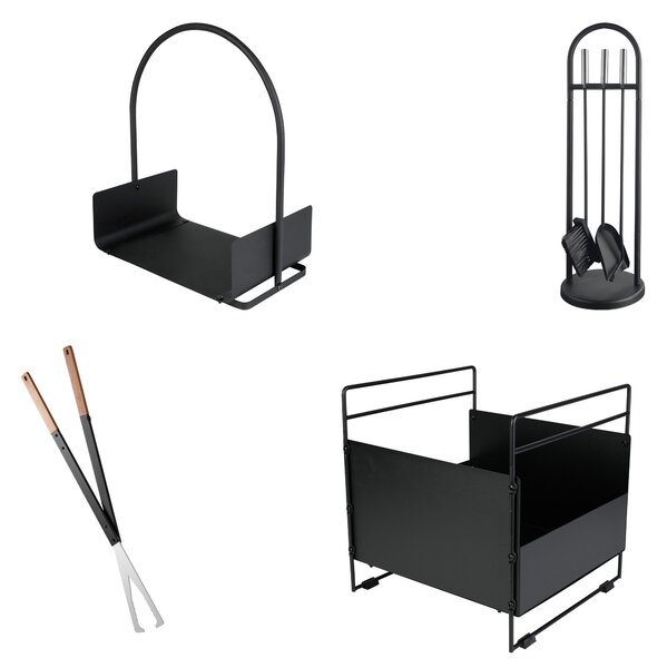 Livarno® Krbové nářadí / Koš na palivové dřevo (100393988)