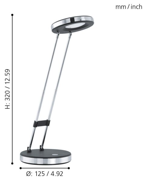 Eglo 93076 - LED stolní lampa GEXO LED/3W/230V
