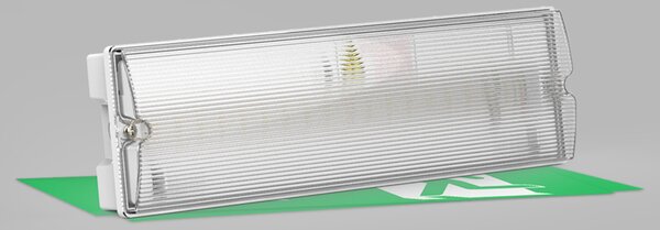 LED2 1440261 Nástěnné svítidlo SAFE ON 3W 6000K Emergency 3h bílá