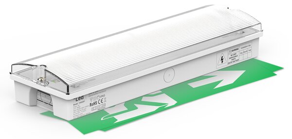 LED2 1440261 Nástěnné svítidlo SAFE ON 3W 6000K Emergency 3h bílá