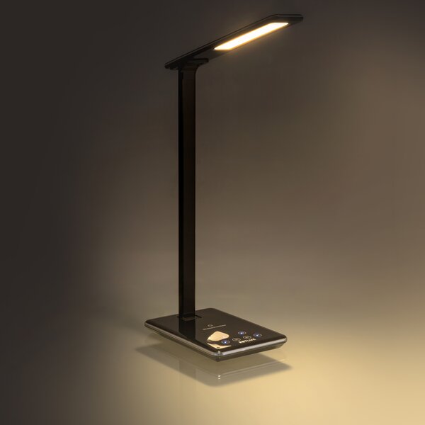 RTL 198 stm.LED lampa černá Qi 5W RETLUX RETLUX