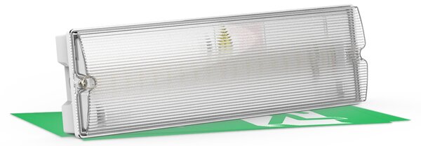 LED2 1440261 Nástěnné svítidlo SAFE ON 3W 6000K Emergency 3h bílá
