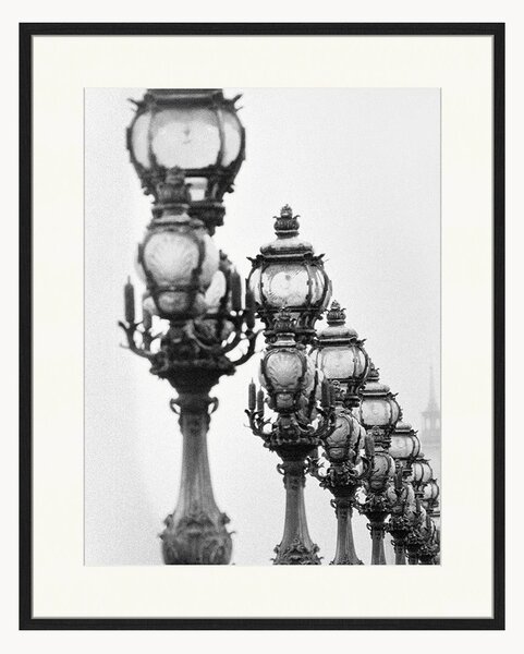 Zarámovaný nástěnný obraz Bridge In Paris