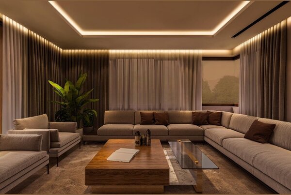 Stmívatelný LED COB pásek + ovladač FLEX 1.5m, laditelná bílá