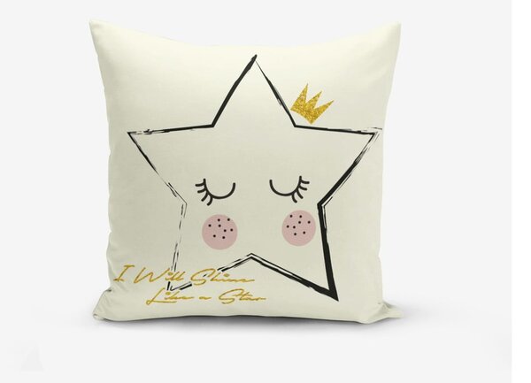 Dětský povlak na polštář Modern Star - Minimalist Cushion Covers