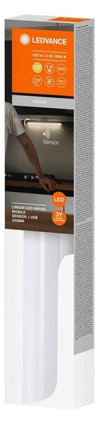 LED podlinkové svítidlo + senzor LINEAR 350mm, teplá bílá